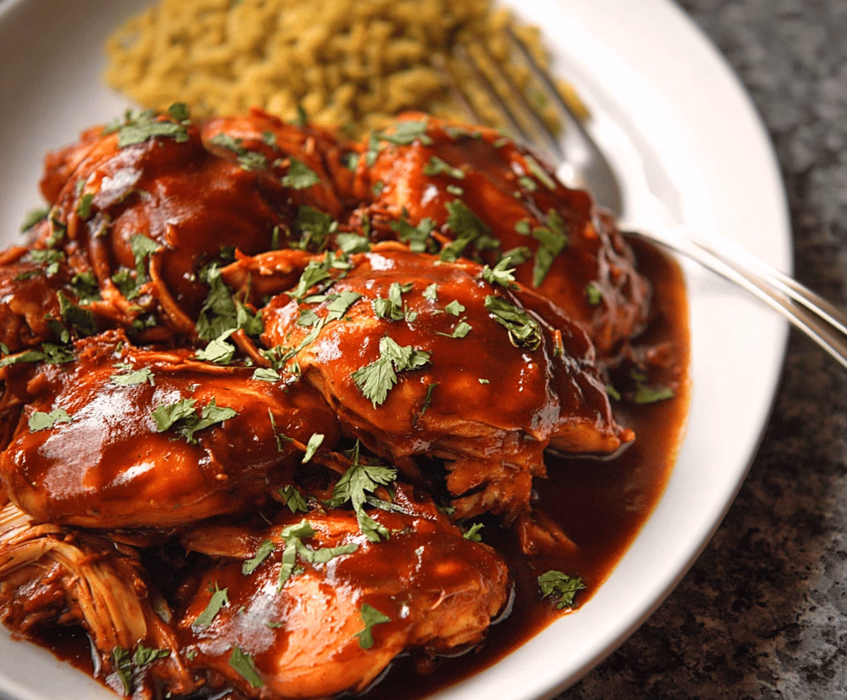 Easy Crockpot BBQ Chicken Recipe